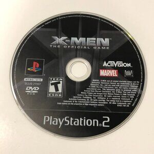 X-Men The Official Game, Playstation 2 PS2 Video Game, Disc Only, Works